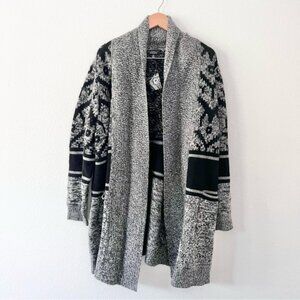 Isaac Mizrahi Live 100% Cashmere Gray Long Cardigan Sweater Sz 3X NWOT